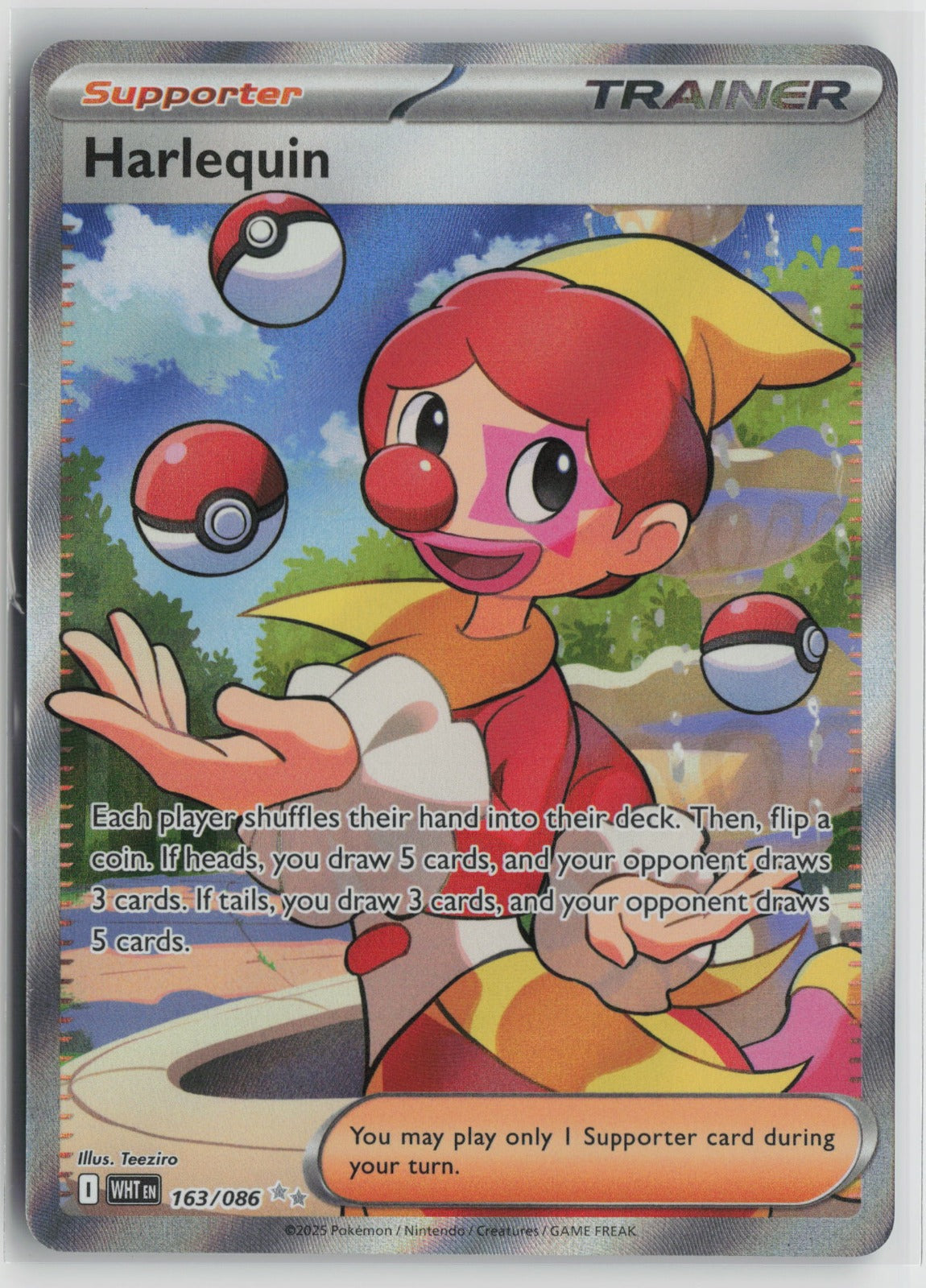 Harlequin - Ultra Rare Holo WHT 163/086 NM