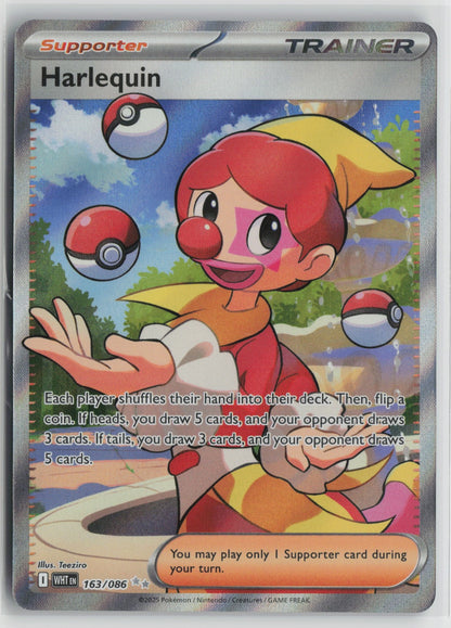 Harlequin - Ultra Rare Holo WHT 163/086 NM