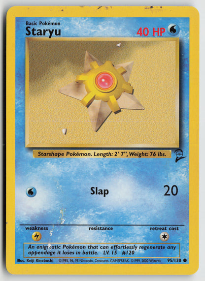 Staryu Common Base Set 2 095/130 HP