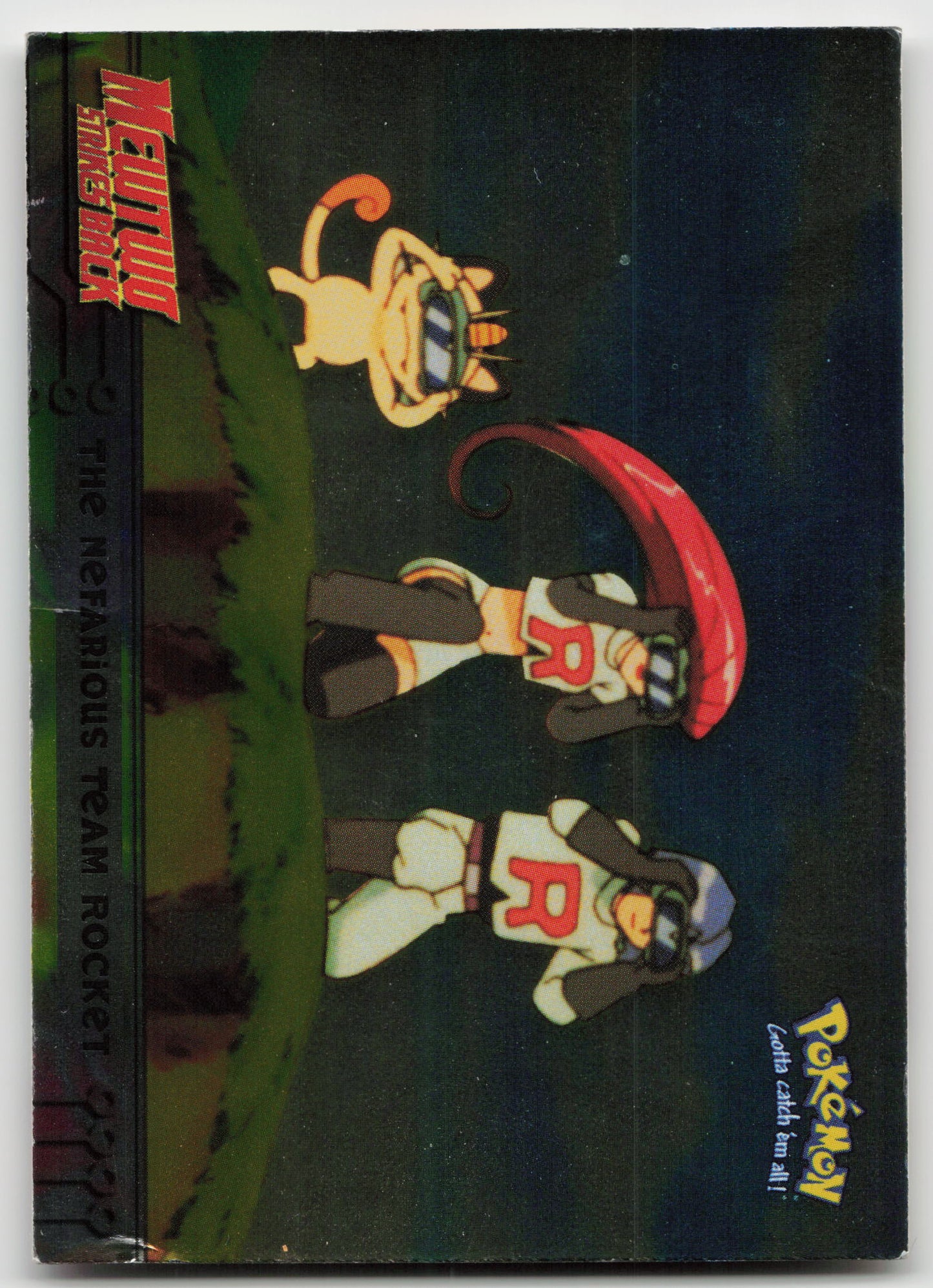The Nefarious Team Rocket #12  Mewtwo Strikes Back Topps Movie Animation Edition Holo LP