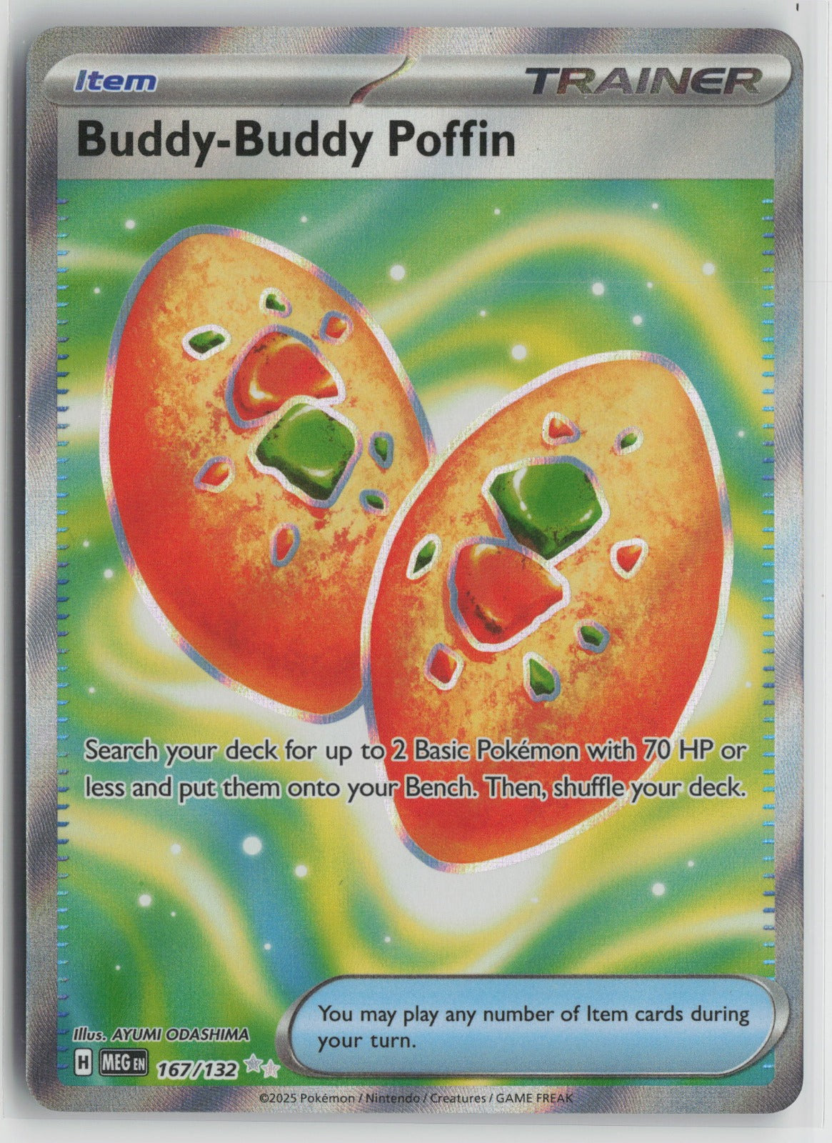 Buddy-Buddy Poffin Ultra Rare Holo MEG 167/132 NM