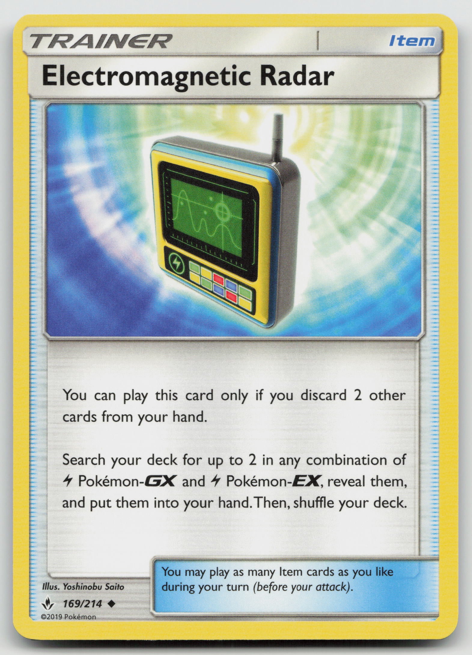 Electromagnetic Radar Uncommon Normal SM10 169/214 NM