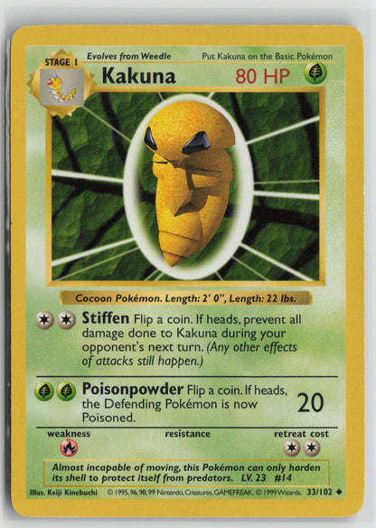 Kakuna Uncommon Unlimited BSS 033/102 MP