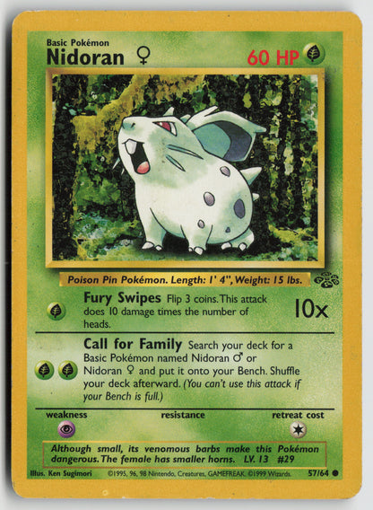 Nidoran F Common Jungle 57/64 HP