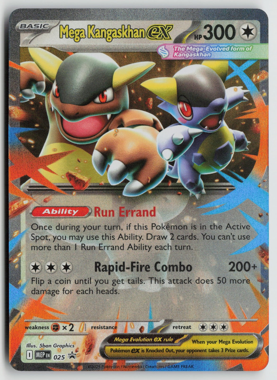 Mega Kangaskhan ex Promo Holo MEP 025 NM