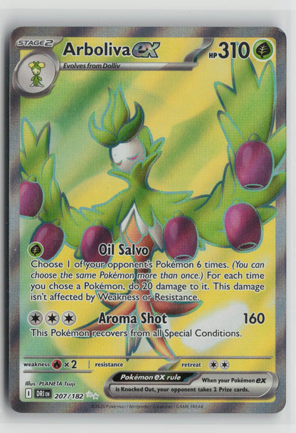 Arboliva ex - Ultra Rare Holo DRI 207/182 NM