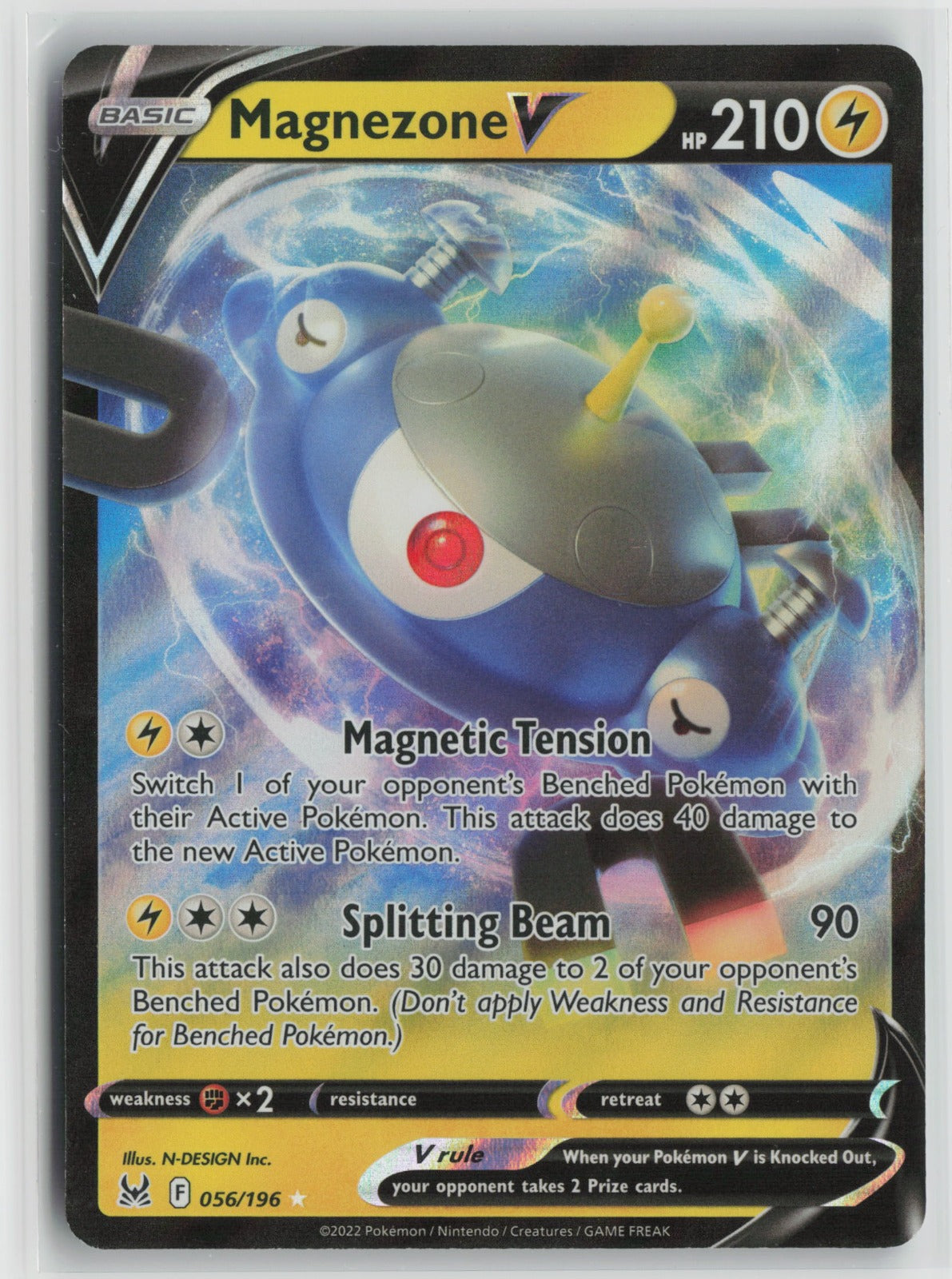 Magnezone V Ultra Rare Holo SWSH11 056/196 NM
