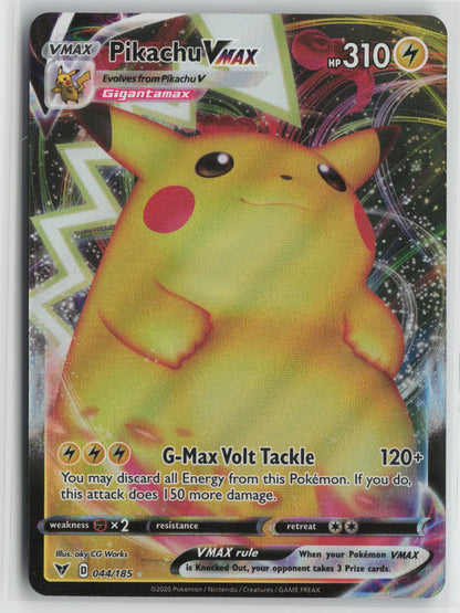 Pikachu VMAX Ultra Rare Holo SWSH04 044/185 NM