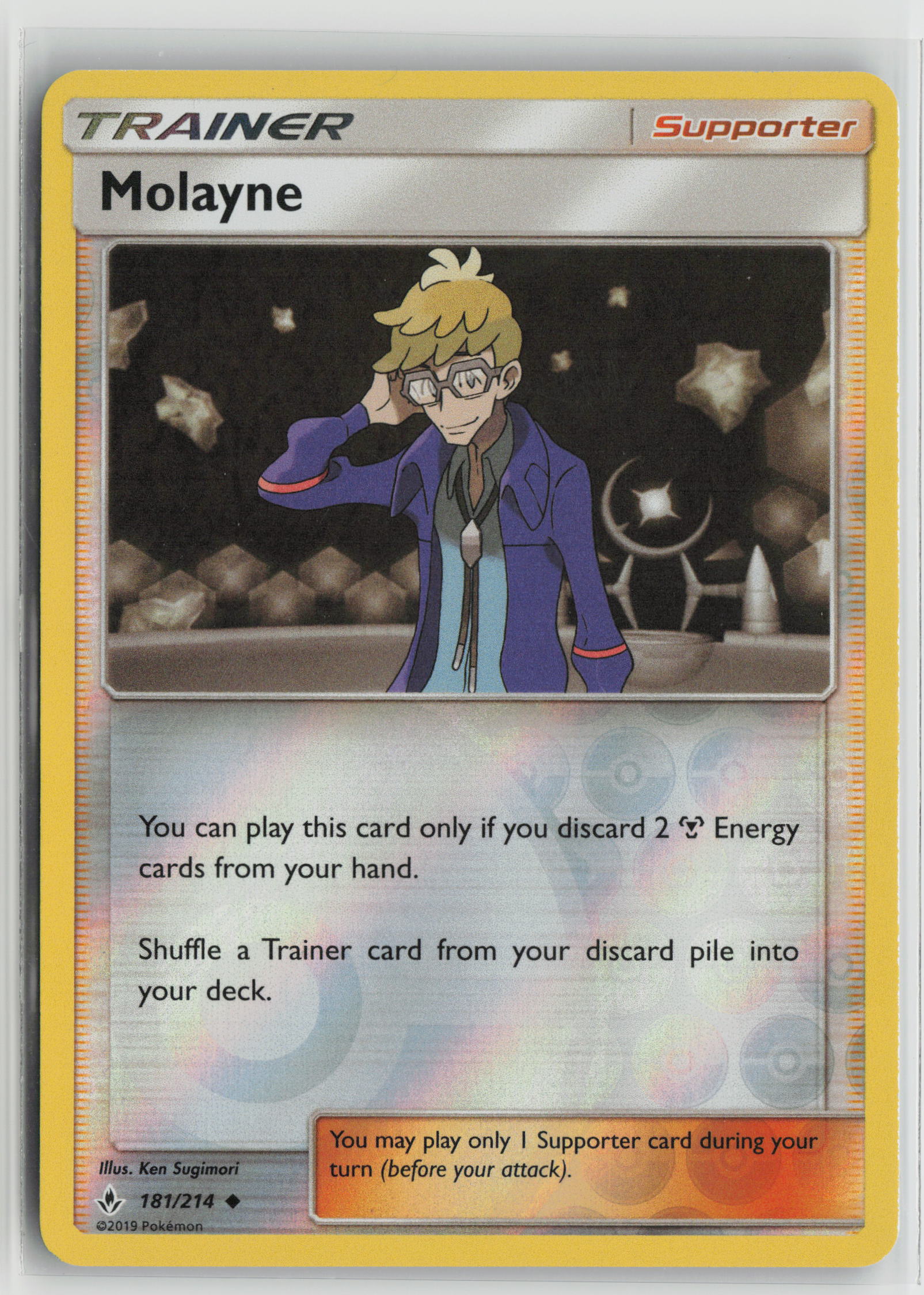 Molayne Uncommon Reverse Holo SM10 181/214 NM