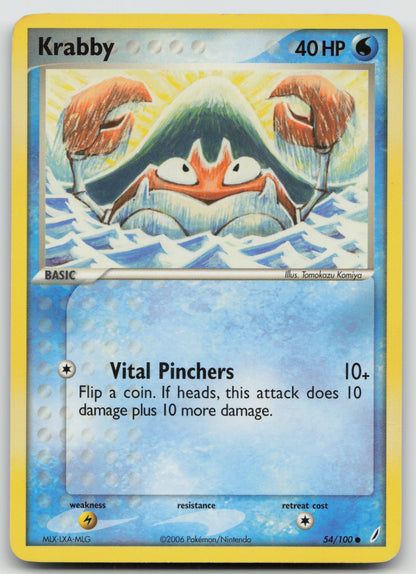 Krabby Common Normal CG 54/100 MP