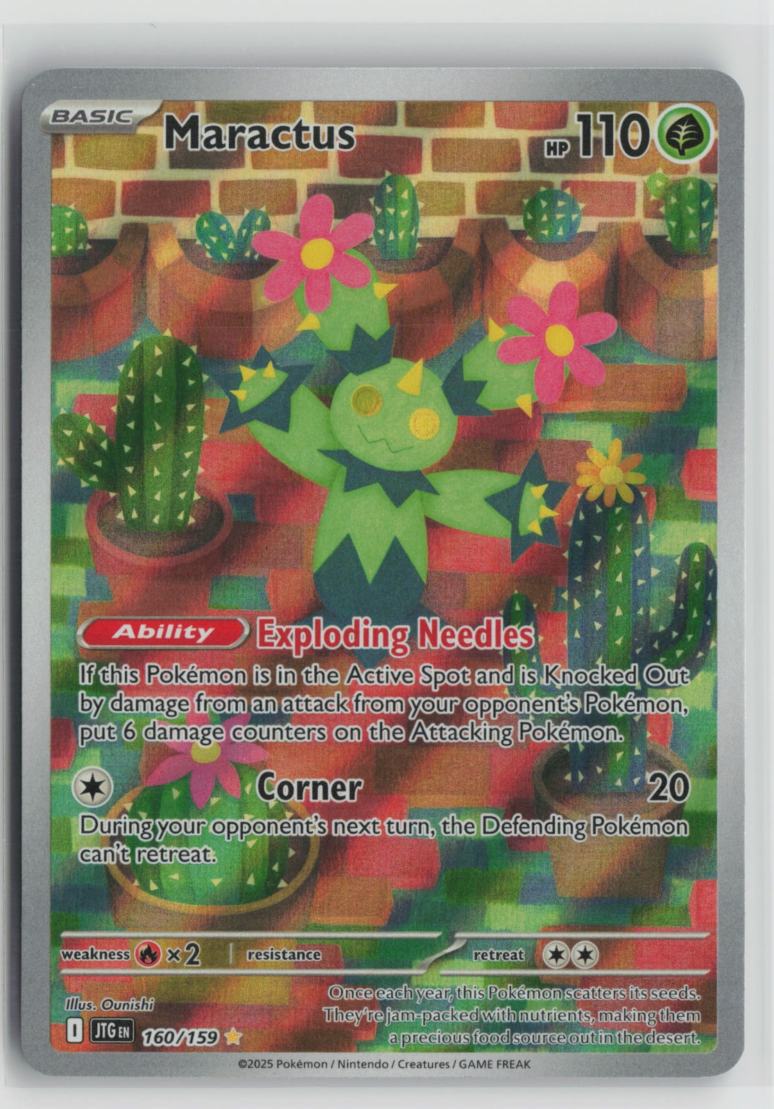 Maractus - Illustration Rare Holo JTG 160/159 NM