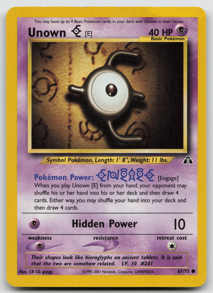 Unown [E] Common Unlimited N2 67/75 HP