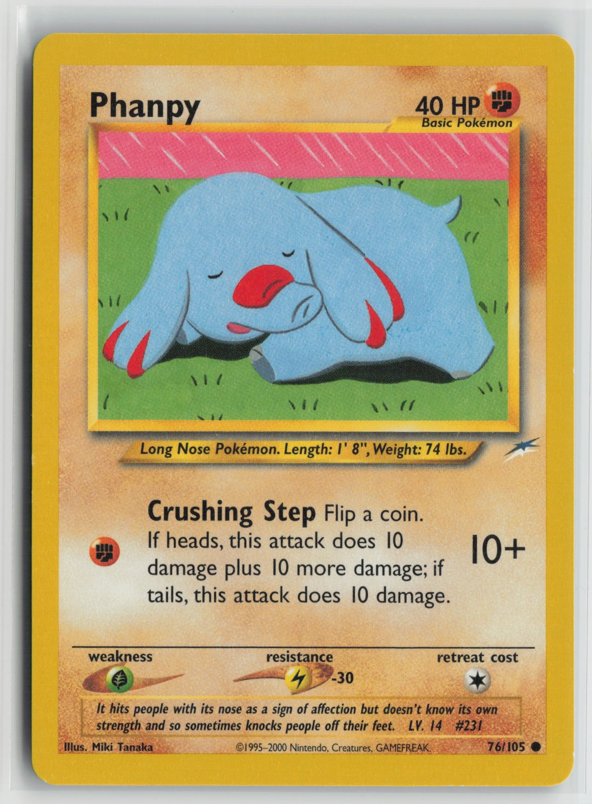 Phanpy Common Unlimited N4 076/105 NM