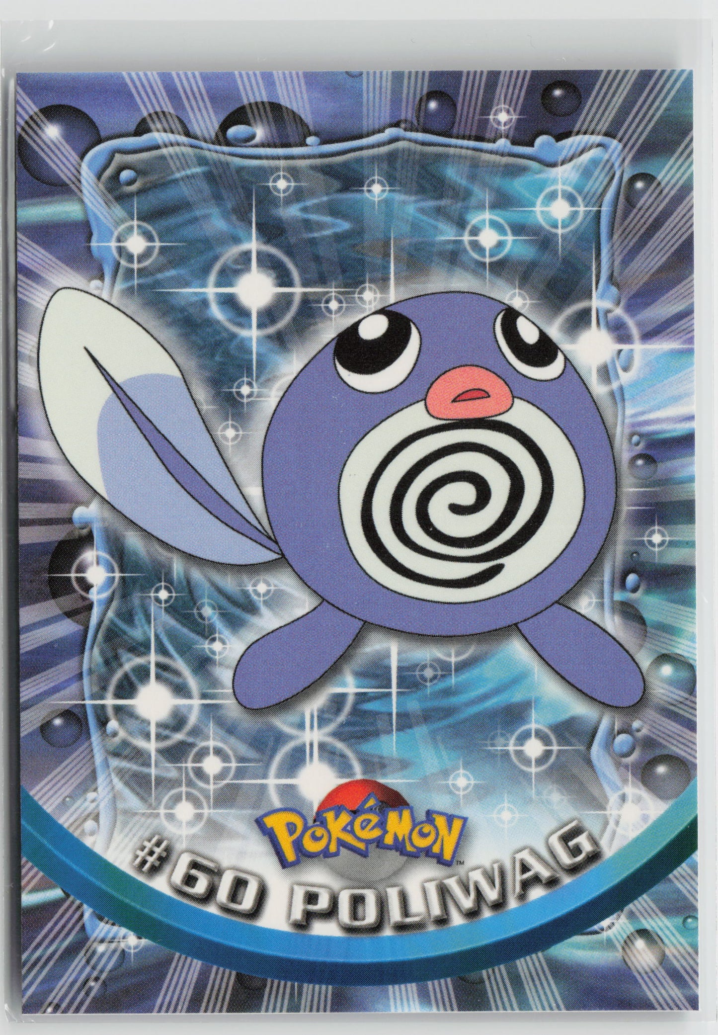 Poliwag #60 Topps TV Animation Series 1999 Non-Holo NM