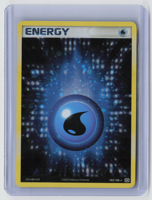 Water Energy Holo Rare Emerald 103/106 NM