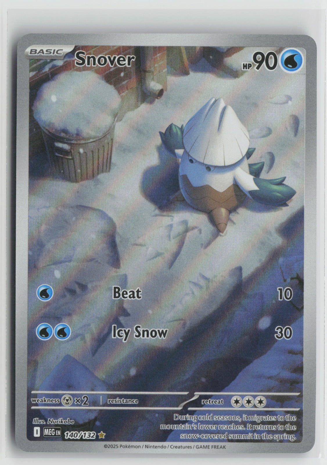 Snover Illustration Rare Holo MEG 140/132 NM