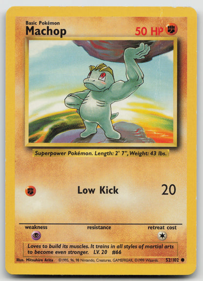 Machop Common Normal BS 052/102 MP