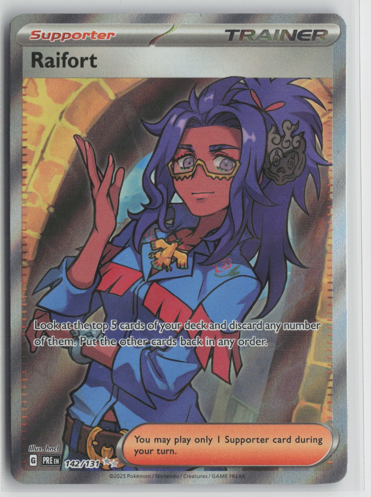 Raifort Ultra Rare Holo PRE 142/131 NM
