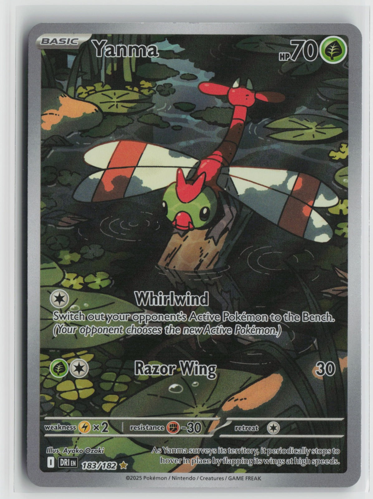 Yanma Illustration Rare Holo DRI 183/182 NM