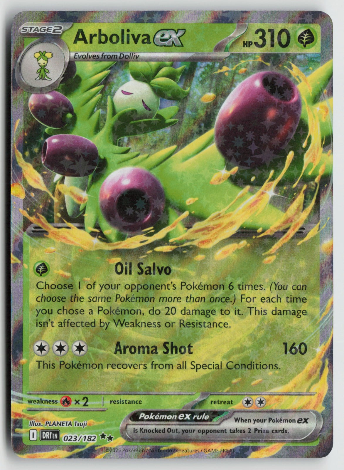Arboliva ex Double Rare Holo DRI 023/182 LP