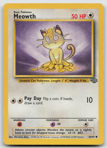 Meowth Common Unlimited JU 56/64 HP