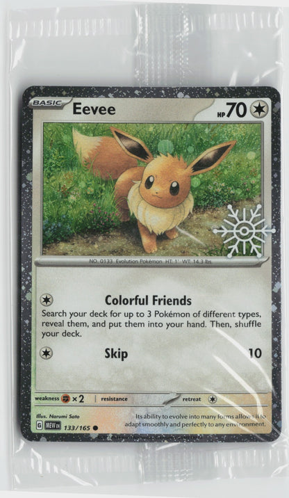 Eevee (Holiday Calendar) Common Holo MCAP 133/165 NM - SEALED
