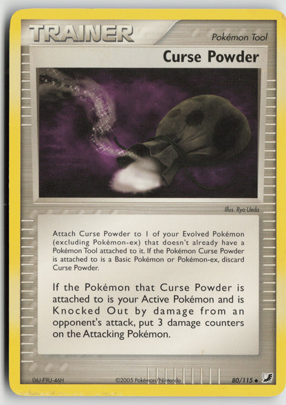 Curse Powder Uncommon Unseen Forces 80/115 HP