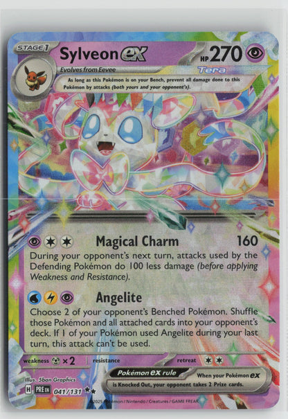 Sylveon ex - Double Rare Holo PRE 041/131 NM