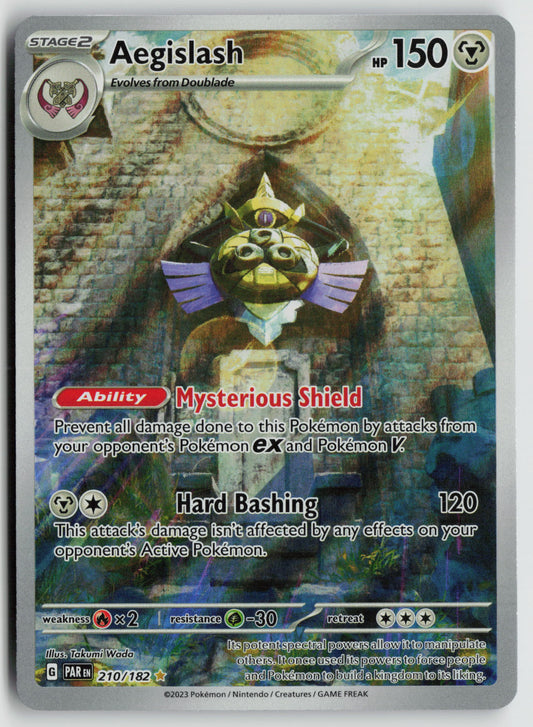 Aegislash - Illustration Rare SV04: Paradox Rift 210/182 NM