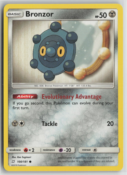 Bronzor Common SM - Team Up 100/181 NM