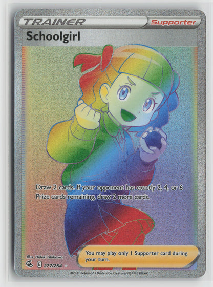 Schoolgirl (Secret) Secret Rare Holo SWSH08 277/264 NM