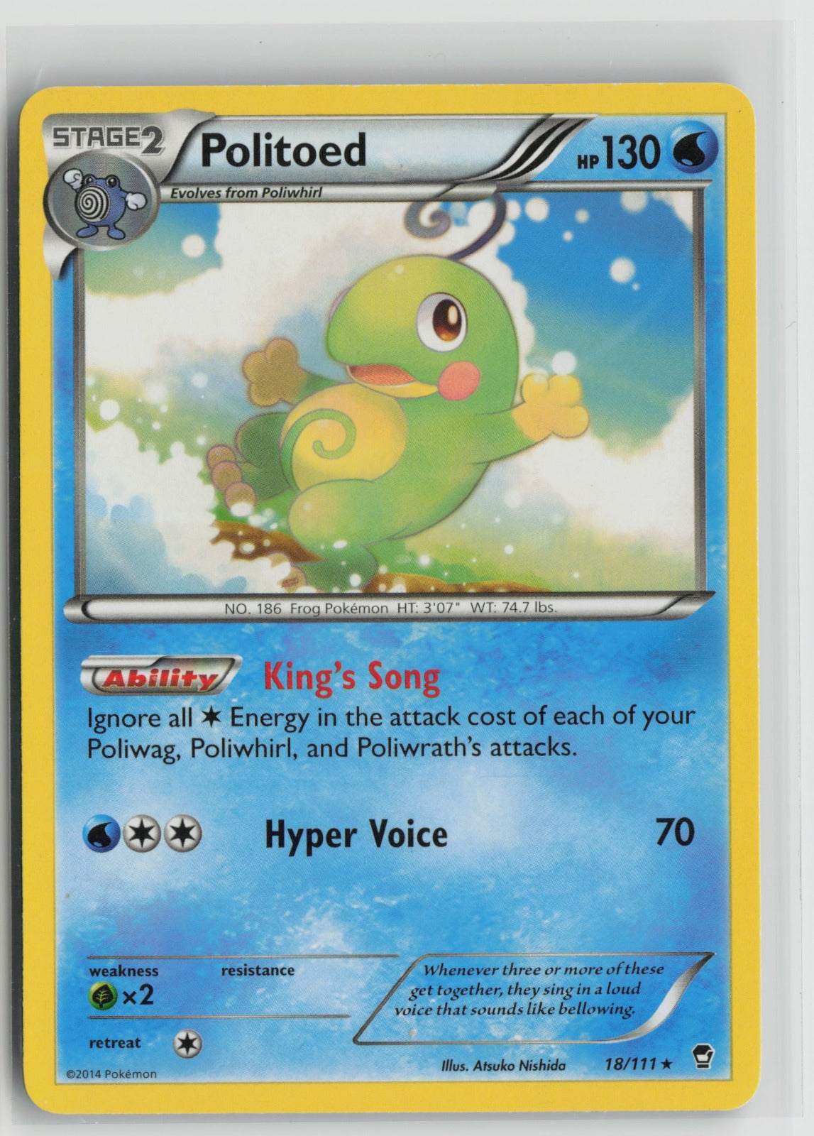 Politoed Rare FFI 18/111 LP