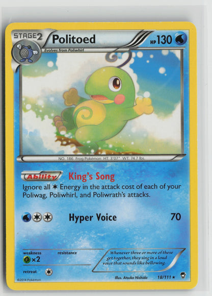 Politoed Rare FFI 18/111 LP