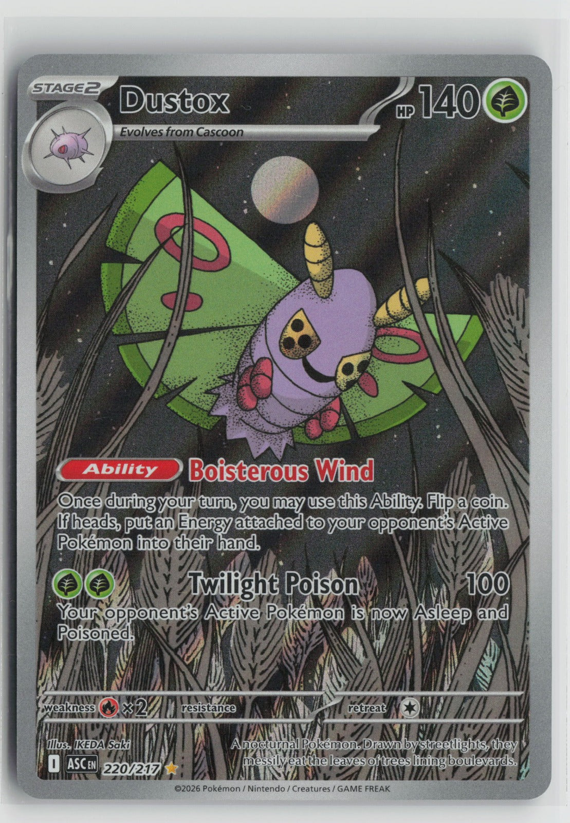 Dustox - Illustration Rare Holo ASC 220/217 NM