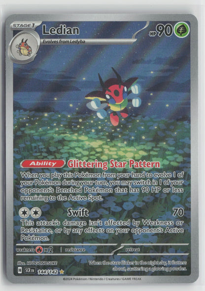 Ledian Illustration Rare Holo SCR 144/142 NM