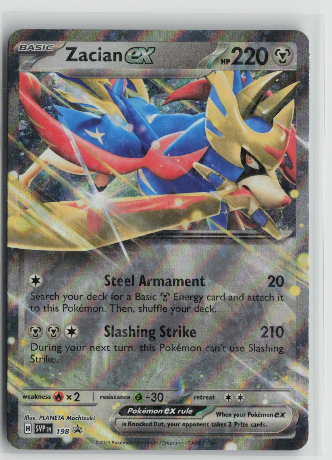 Zacian ex Promo Holo SVP 198 NM
