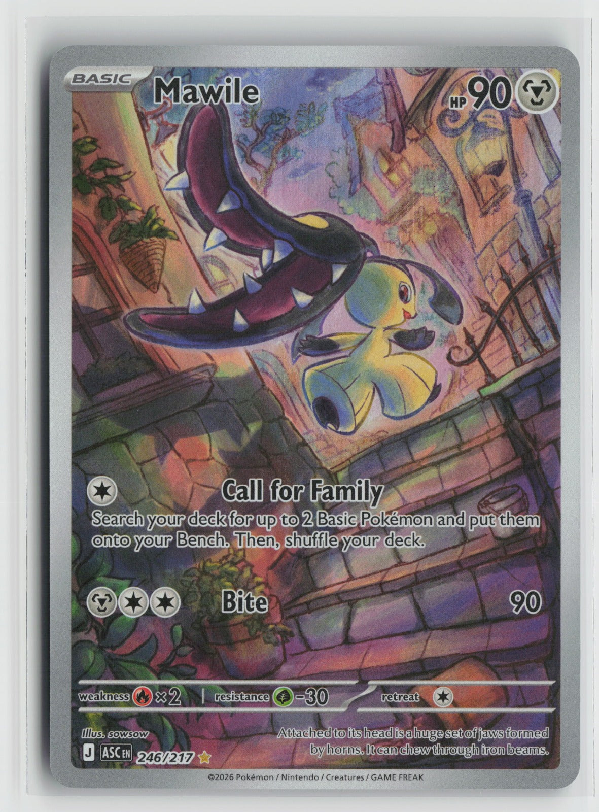 Mawile Illustration Rare Holo ASC 246/217 NM