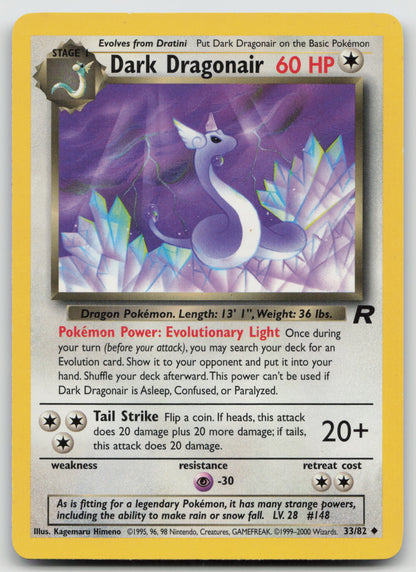 Dark Dragonair Uncommon Unlimited TR 33/82 HP