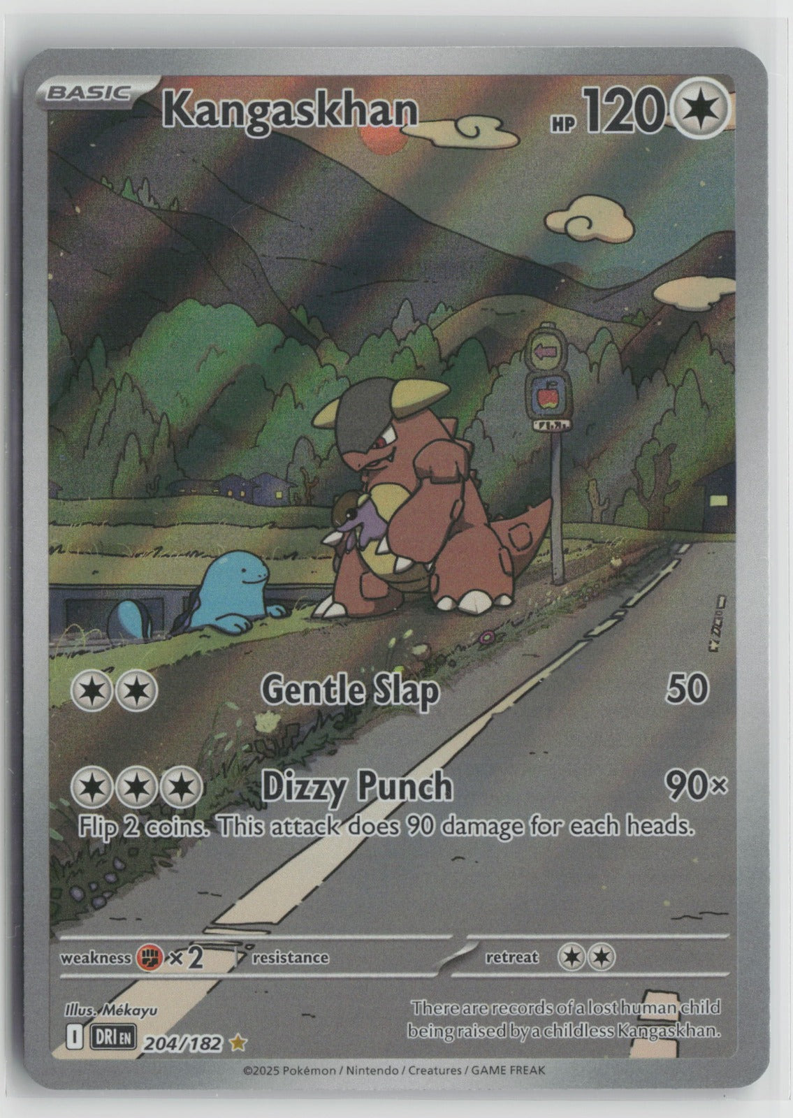 Kangaskhan - Illustration Rare Holo DRI 204/182 NM