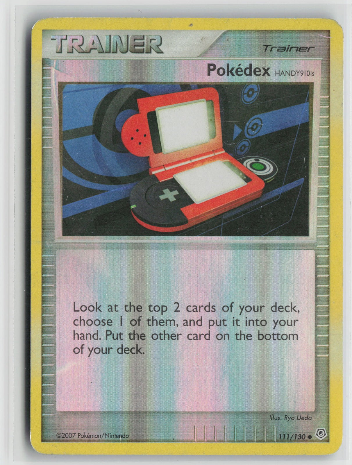 Pokedex (HANDY910is) Uncommon Reverse Holo DP 111/130 DMG