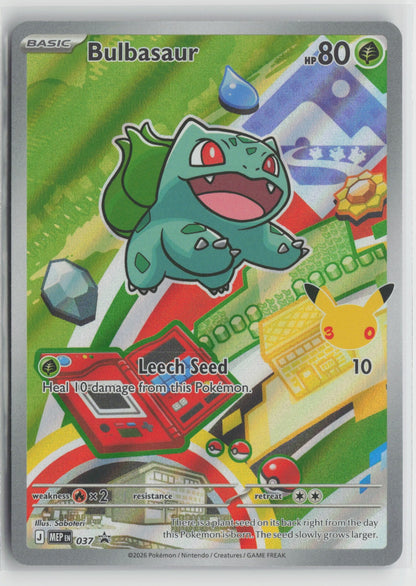 Bulbasaur - Promo Holo MEP 037 NM