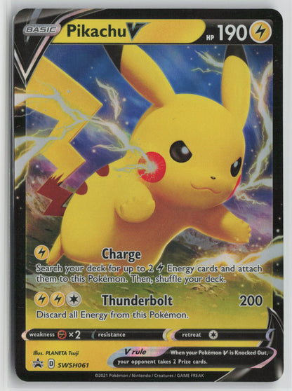 Pikachu V - Promo Holo SWSD SWSH061 NM