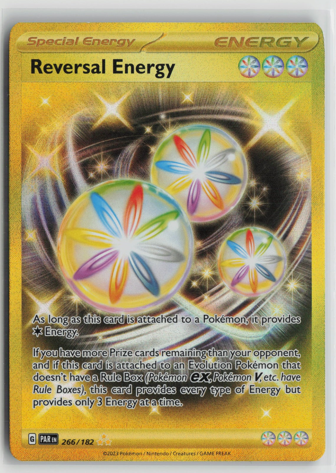 Reversal Energy - Hyper Rare Holo PAR 266/182 NM
