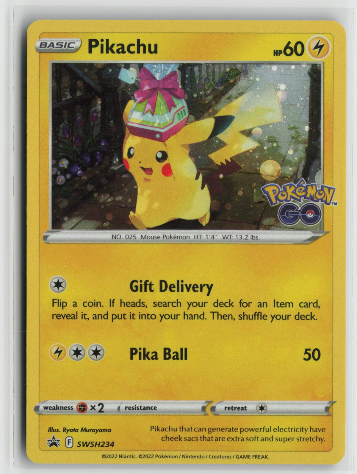 Pikachu Promo Holo SWSD SWSH234 NM