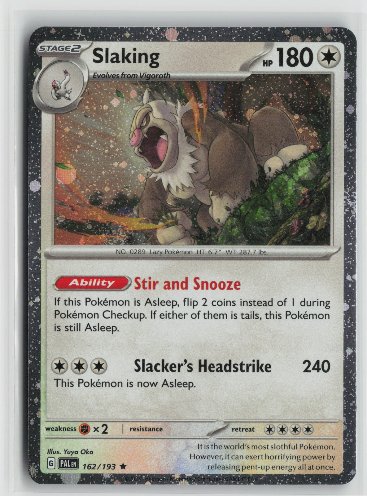 Slaking (Cosmos Holo) Rare Holo MCAP 162/193 NM