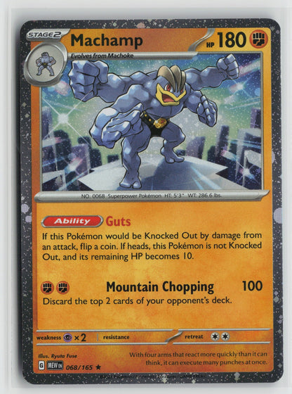 Machamp (Cosmos Holo) Rare Holo MCAP 068/165 NM