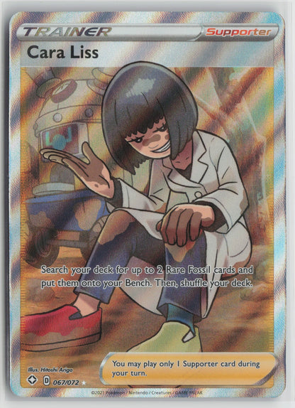 Cara Liss (Full Art) Ultra Rare Holo SHF 067/072 NM