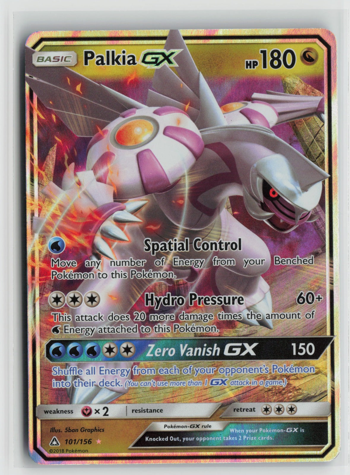 Palkia GX Ultra Rare Holo SM05 101/156 NM