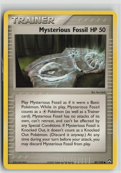 Mysterious Fossil Common PK 85/108 NM