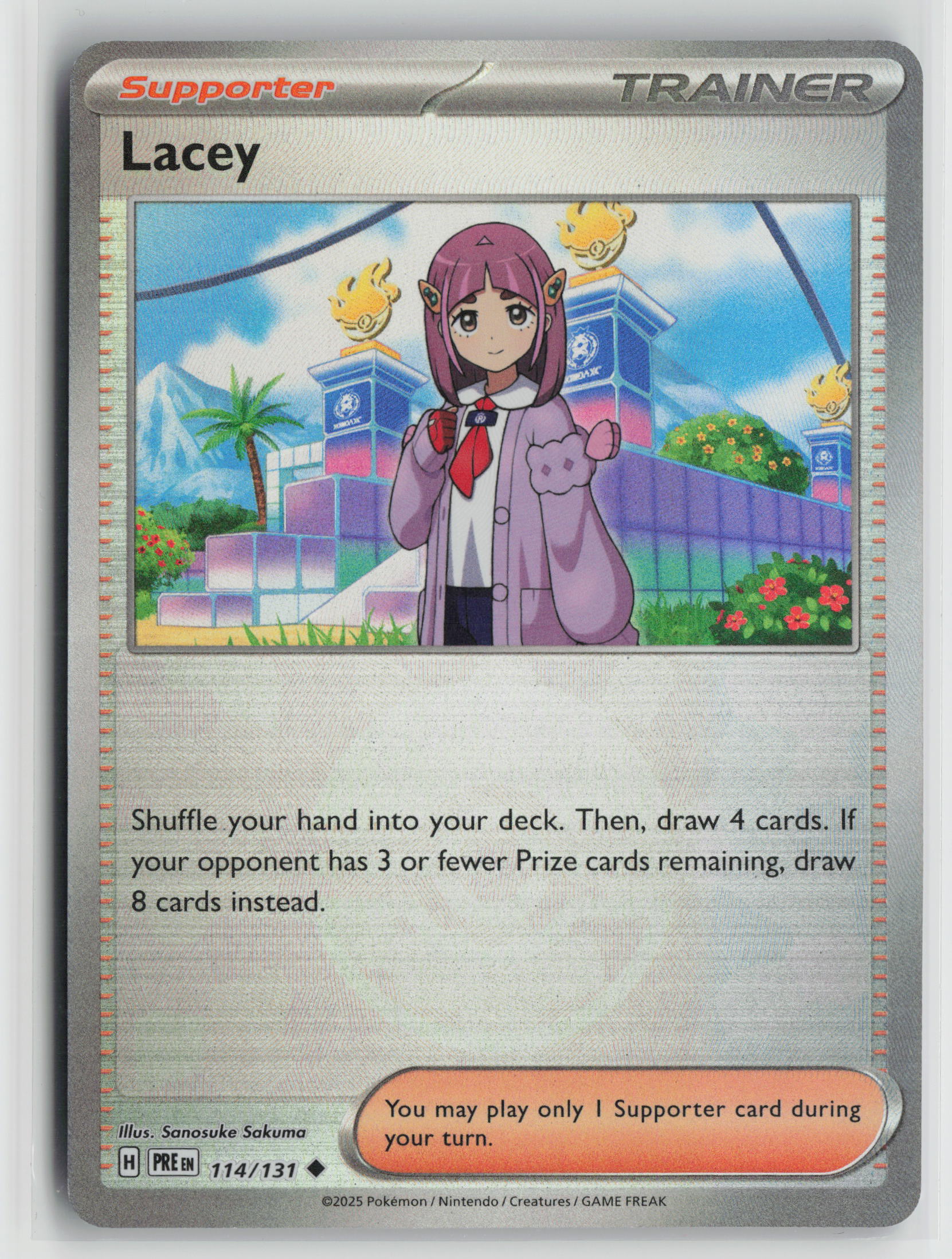 Lacey - (Poke Ball Pattern) Uncommon SV: Prismatic Evolutions 114/131 NM